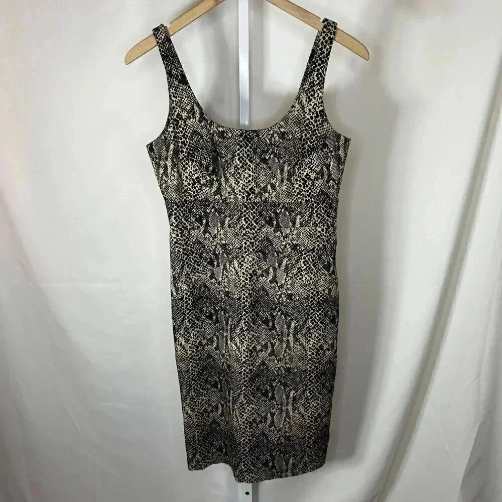 Michael Kors Size 4 Dress Snake Print Mini Tank